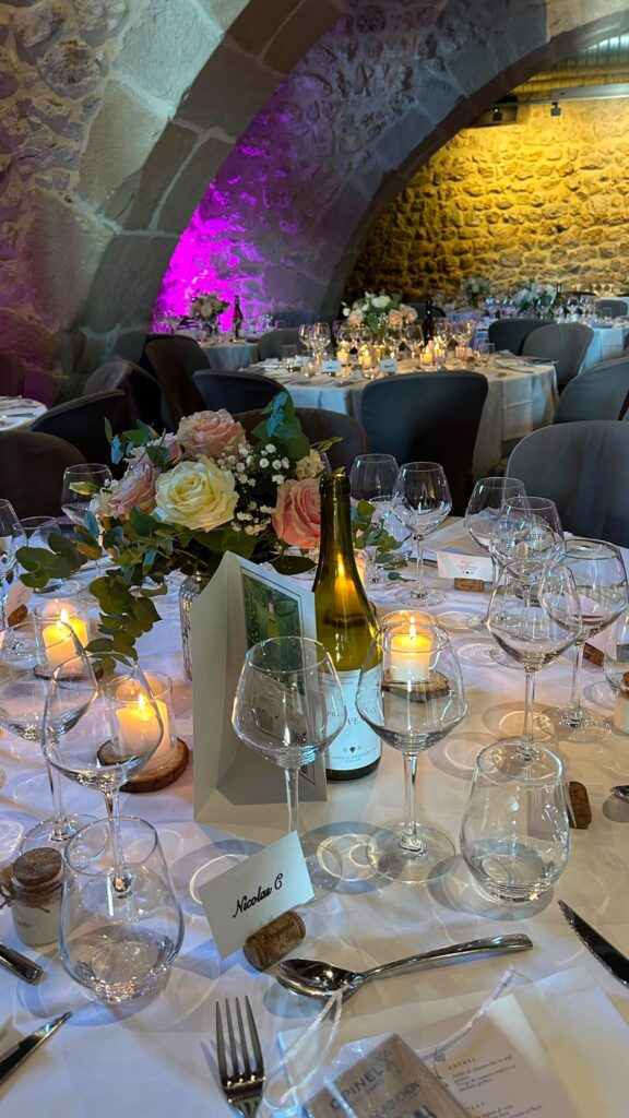 Décoration florale des tables