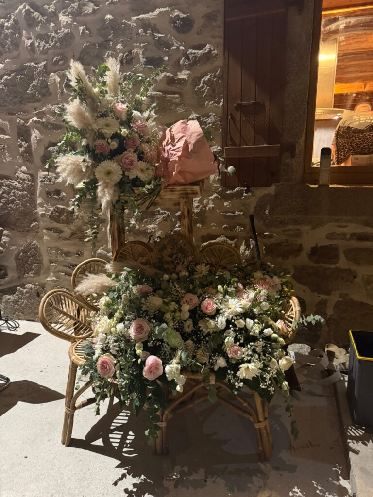 Grande composition florale de mariage